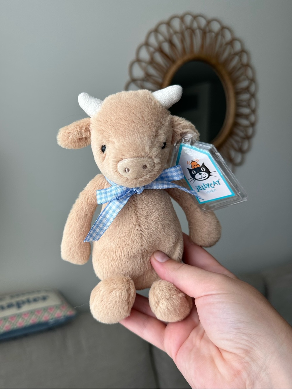 Jellycat Bashful Tan Calf Cow